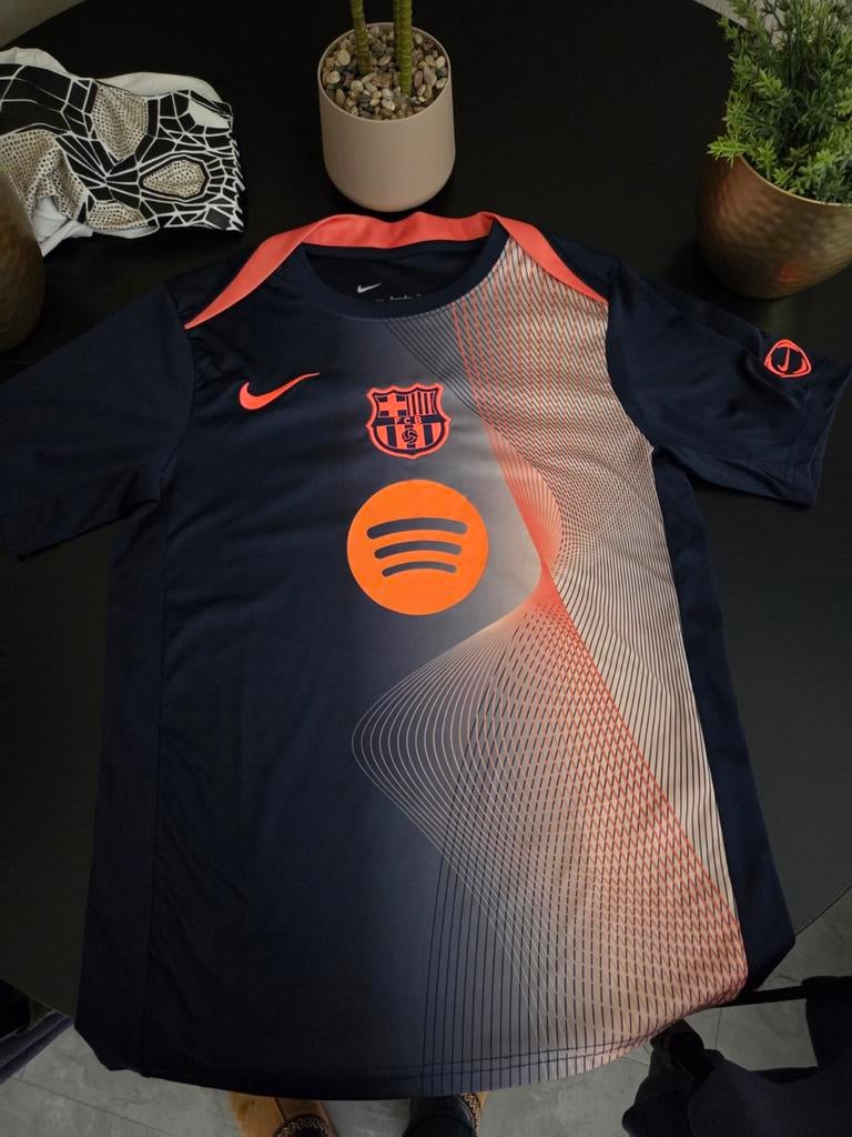 FC Barcelona shirt maat S, Kleding | Heren, Blauw, Ophalen of Verzenden, Zo goed als nieuw, Voetbal