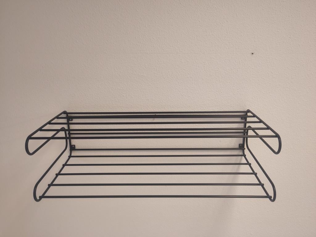 Vintage Ikea kapstok Fran wandkapstok metaal schoenenrek, Huis en Inrichting, Gebruikt, ., Ophalen of Verzenden, .