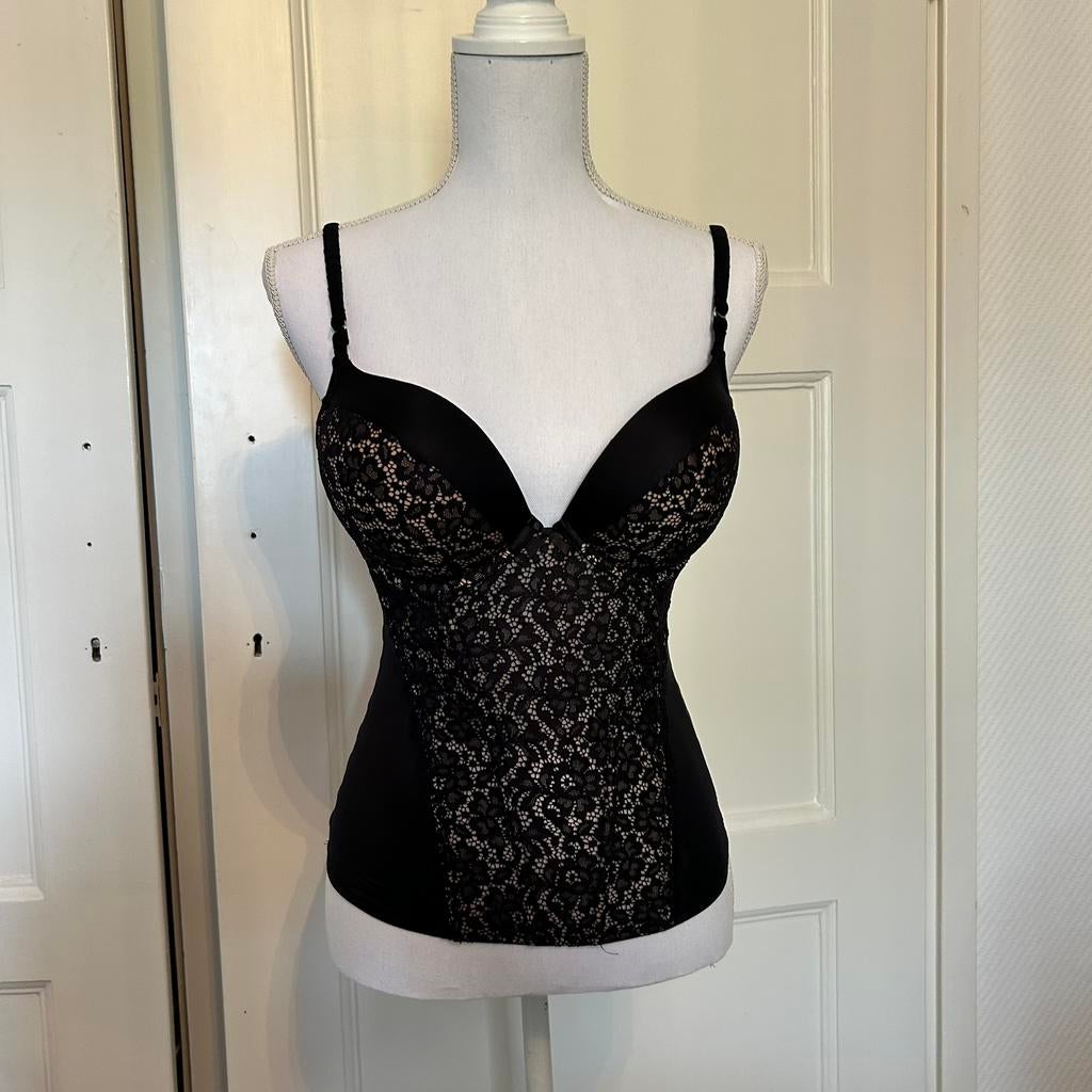 Victoria's Secret Lace Bustier / Torselet - Maat 80B (36B), Kleding | Dames, Ophalen of Verzenden, Zwart, Body of Korset