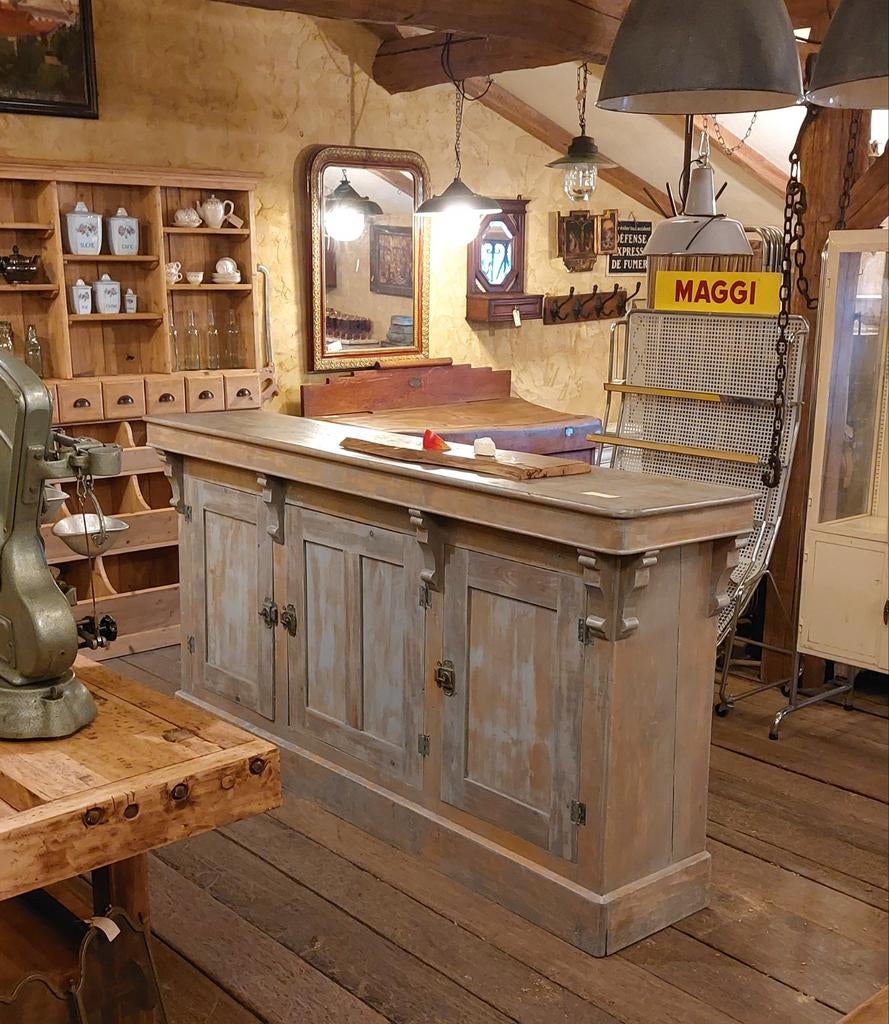 Mooie oude toonbank, Ophalen