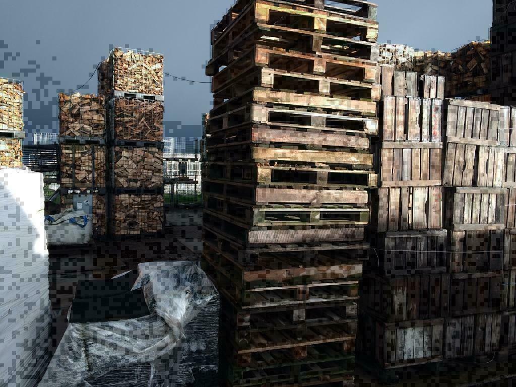 Partij blokpallets / blok pallets bijna gratis , barnwood, Ophalen, Gebruikt