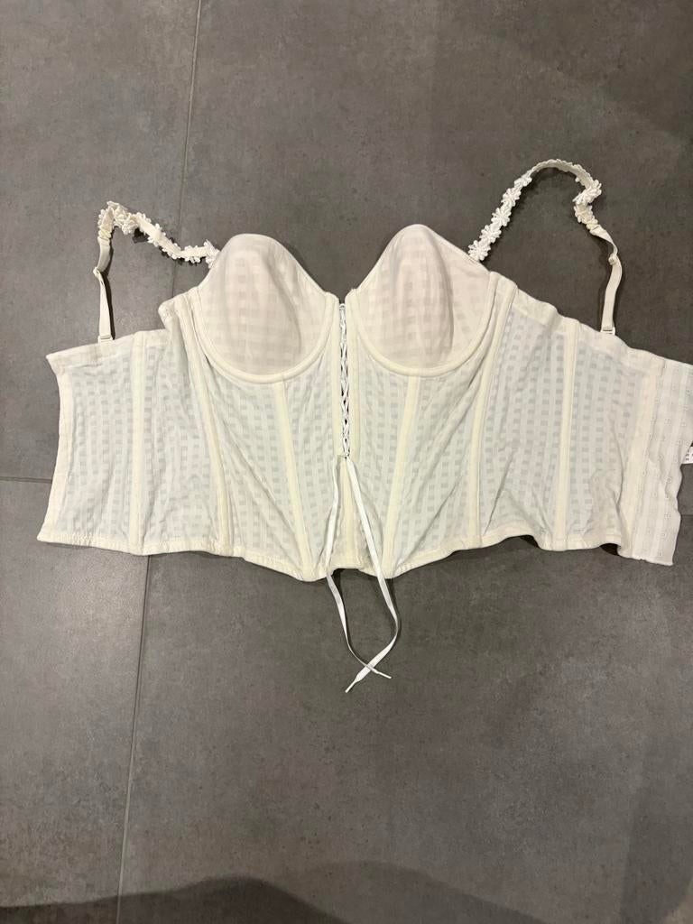 Nieuwe witte bustier Marie Jo 80C, Ophalen of Verzenden, Wit, Body of Korset