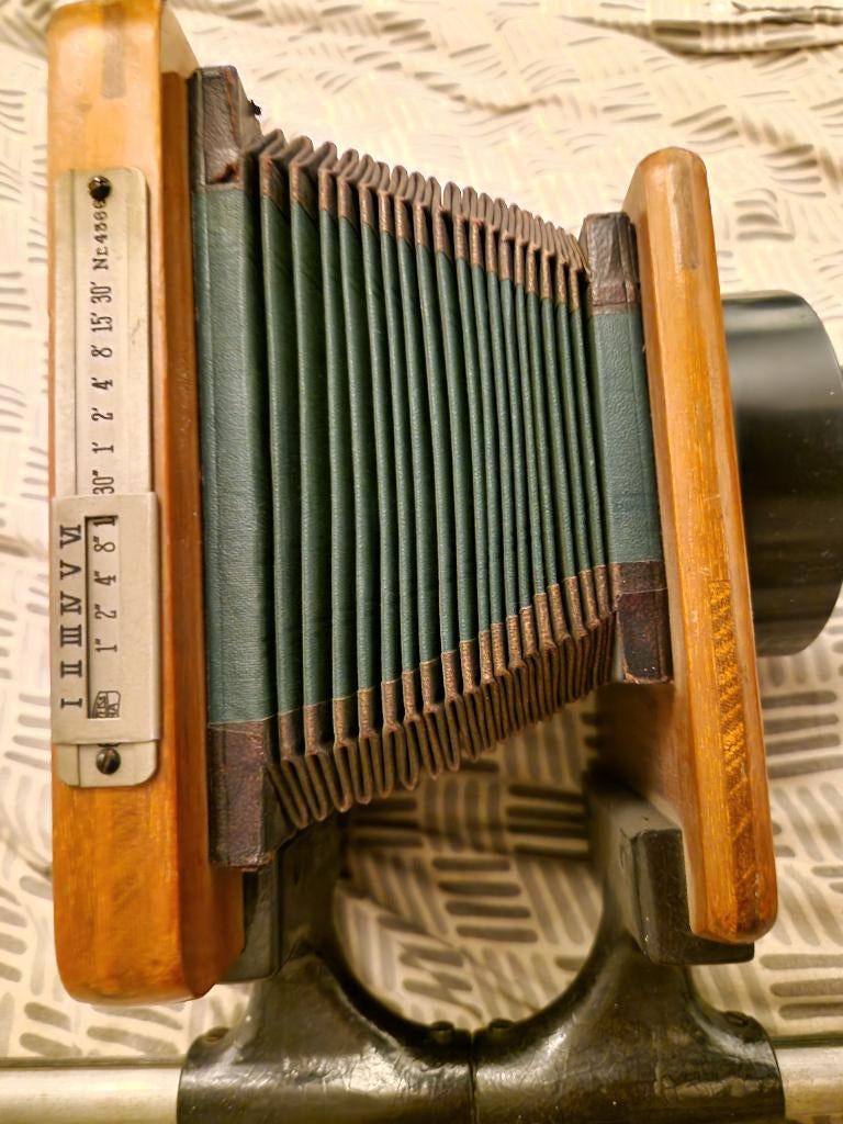 Onderdelen houten Carl Zeiss Jena balg camera/vergroter, Ophalen, Voor 1940, Fototoestel