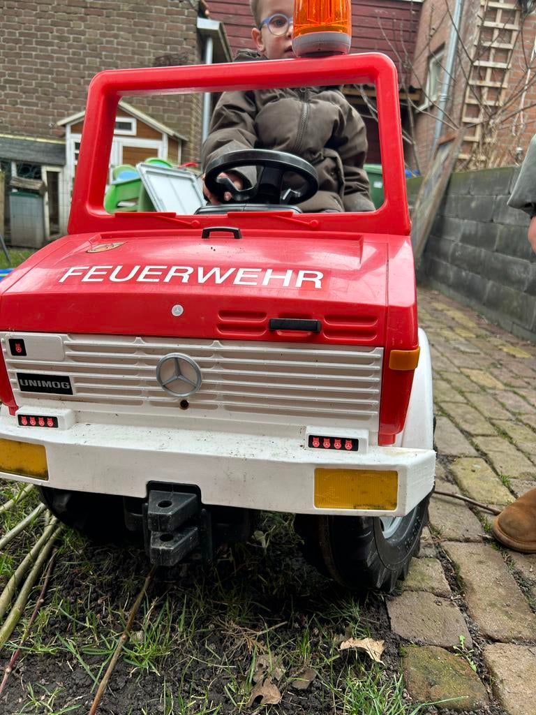 Brandweer tractor Unimog, Ophalen, Gebruikt, Trapvoertuig