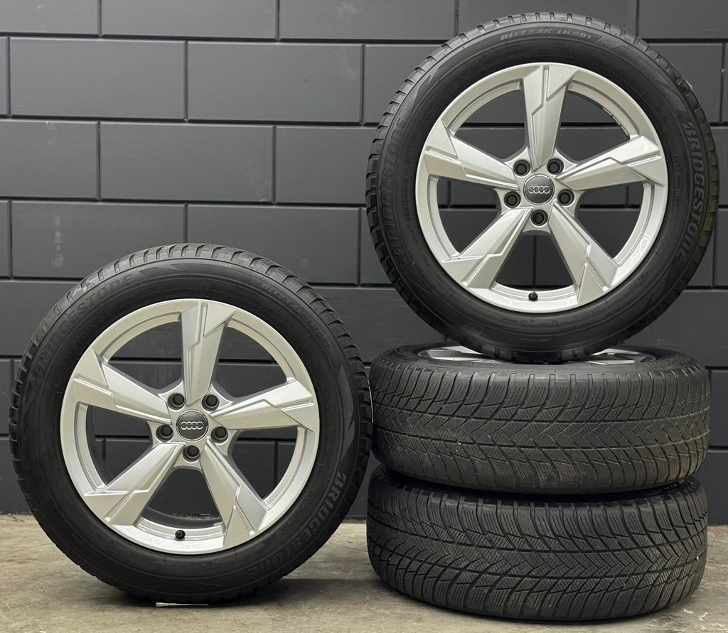 WINTER! Originele 18 inch Audi A6 C8 5x112 ET39 Bridgestone, Auto-onderdelen, Banden en Velgen, Ophalen, 18 inch, ., Banden en Velgen