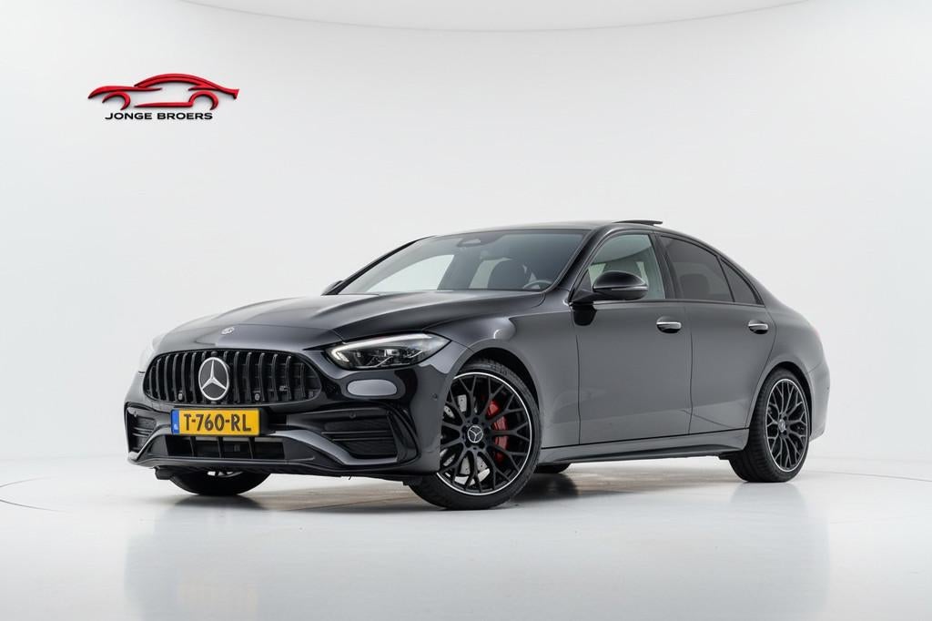 Mercedes-Benz C-klasse 200 AMG Line |Pano|BTW|Night, Automaat, Achterwielaandrijving, Euro 6, 4 cilinders