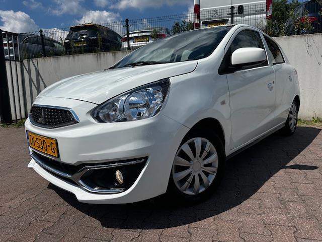 Mitsubishi Space Star 1.0 Cool+/AIRCO/NAP/NL AUTO/NIEUWE APK, Voorwielaandrijving, Stof, Gebruikt, Wit