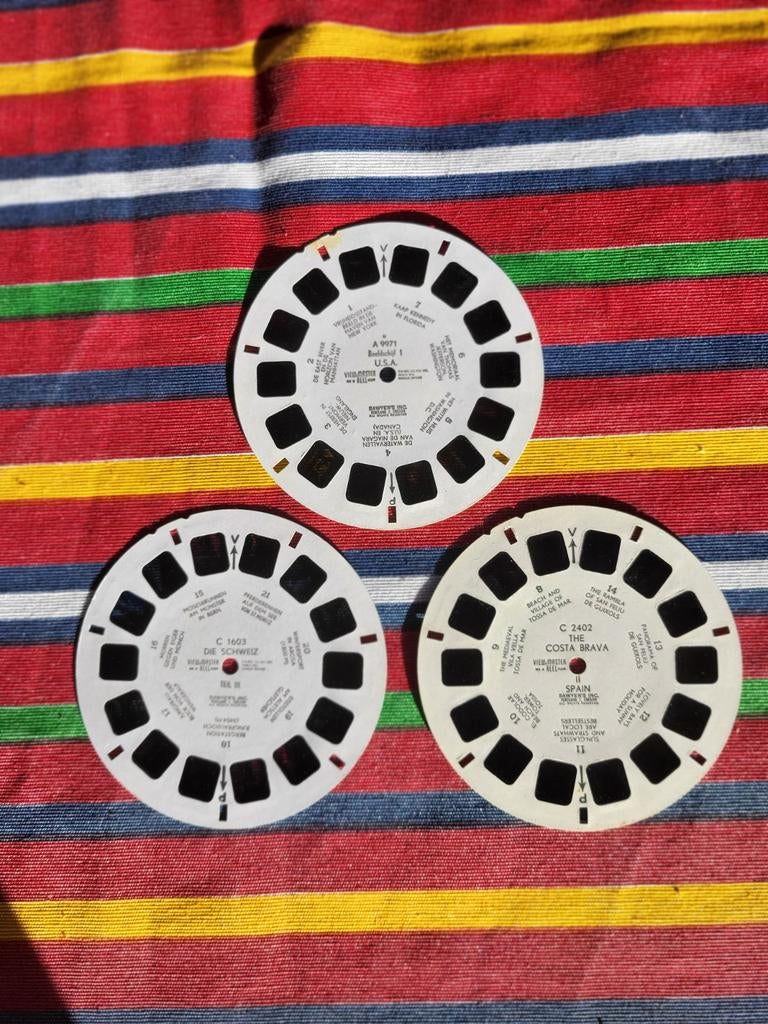 Viewmaster reels (2 euro p.stuk), Ophalen of Verzenden, Gebruikt