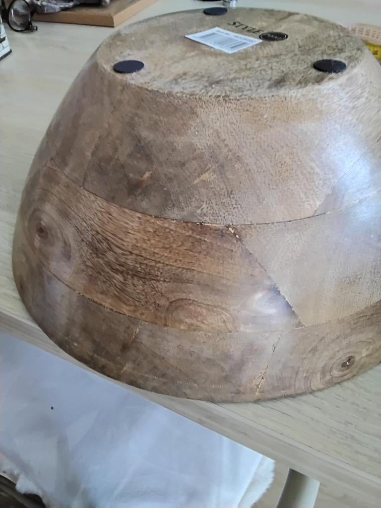 Houten schaal style point, Witgoed en Apparatuur, Ophalen of Verzenden, Zo goed als nieuw