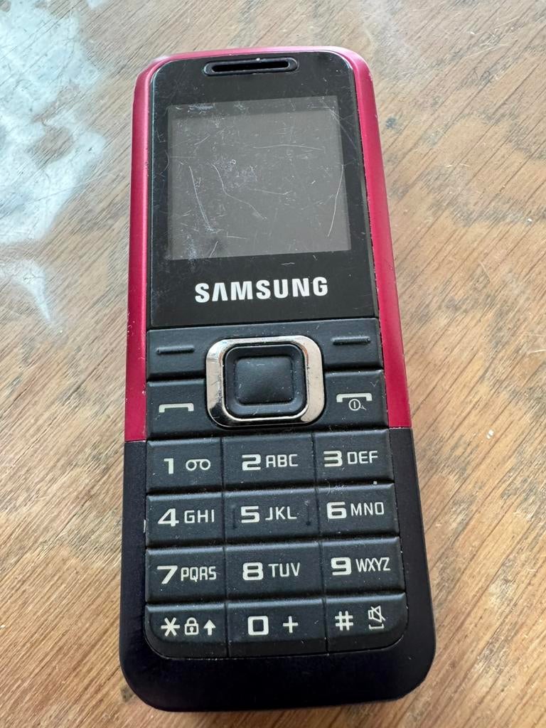 Samsung mobiele telefoon type:1120 zie tekst, Gebruikt, Overige modellen, Zwart, Fysiek toetsenbord