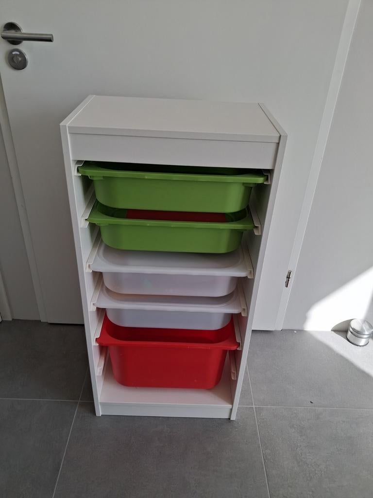 IKEA Trofast kast met opbergbakken, Ophalen, Gebruikt, Kast