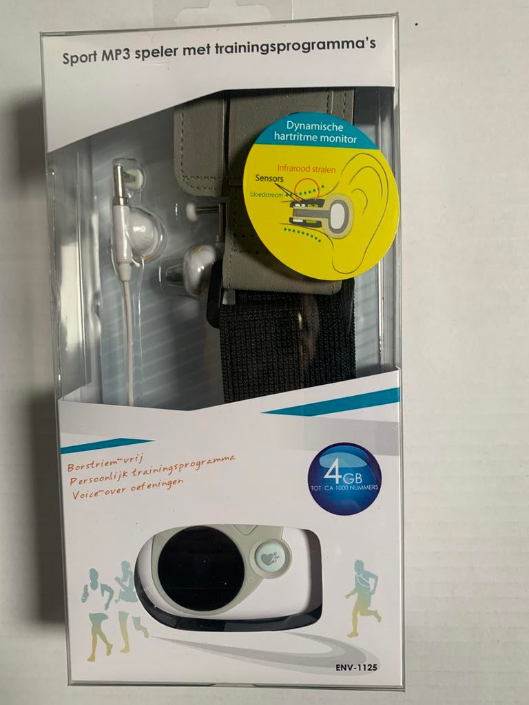 Sport MP3-speler met trainingsprogramma(nieuw), Audio, Tv en Foto, Mp3-spelers | Apple iPod, Ophalen of Verzenden, Nieuw, Overige types