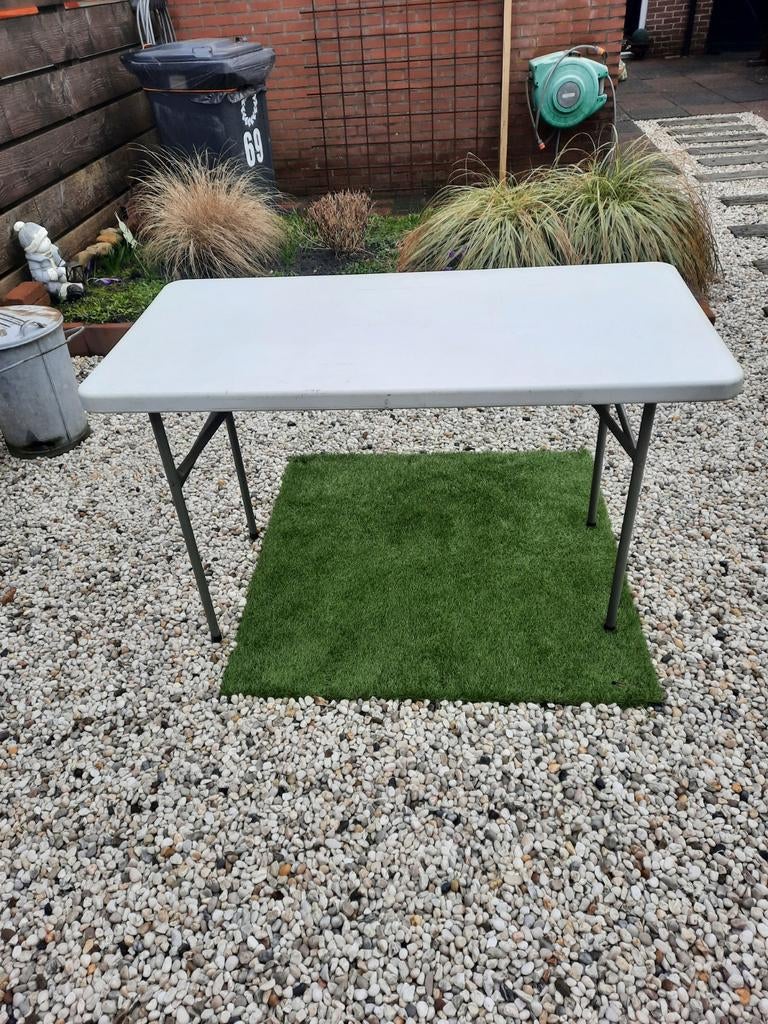 Handige inklapbare campingtafel - 120x60, Caravans en Kamperen, Kampeeraccessoires, Ophalen