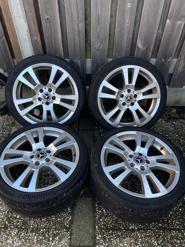 Mercedes C klasse Slk velgen set 18inch, Auto-onderdelen, Banden en Velgen, Velg(en), Zomerbanden, 18 inch, 225 mm, Ophalen