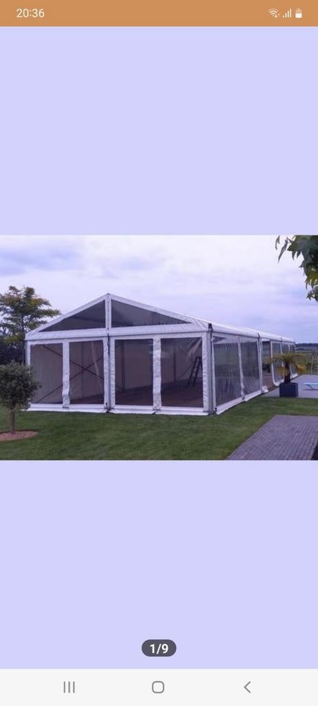 Feesttent ' partytent ' alutent Te Huur, Tuin en Terras, Ophalen of Verzenden