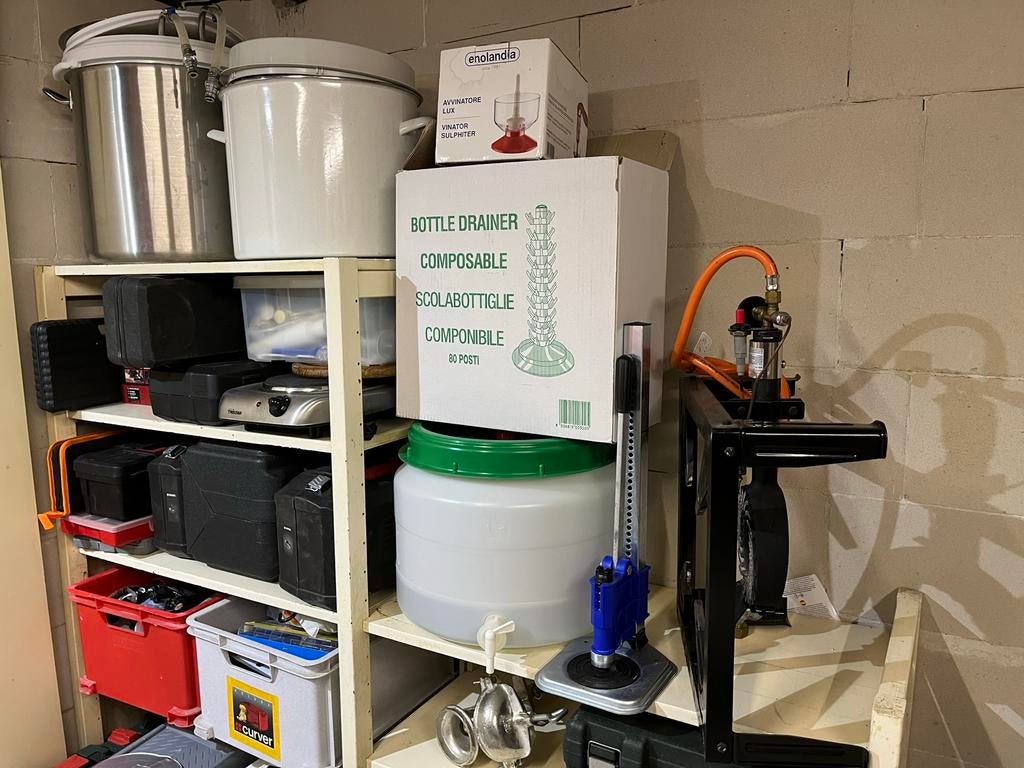 Complete installatie voor thuisbrouwerij, Ophalen, Gebruikt