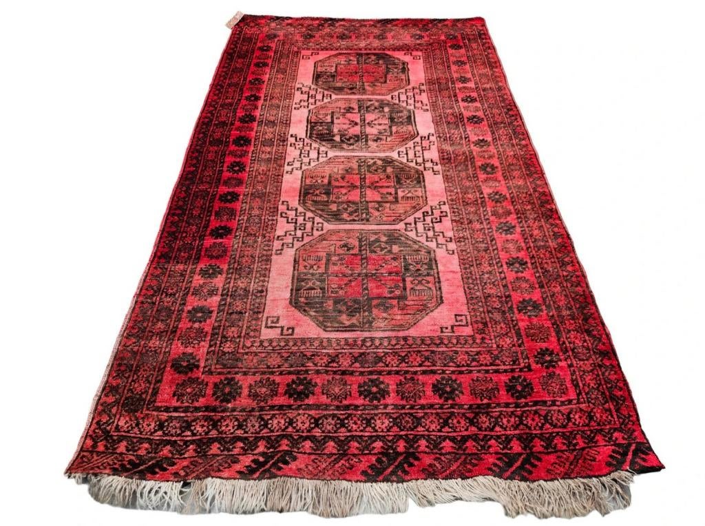 Handgeknoopt Perzisch wol Dwalabad tapijt nomad 108x188cm, Gebruikt, 100 tot 150 cm, Onbekend, Overige kleuren