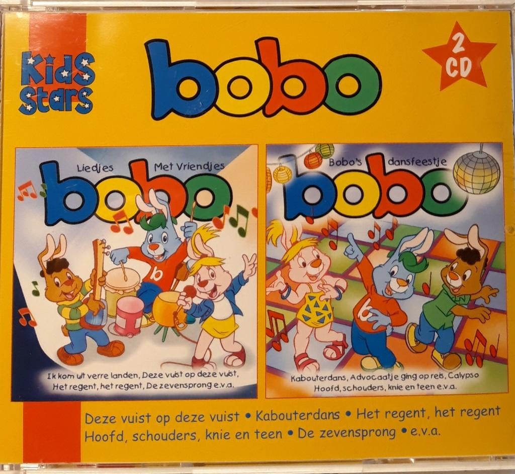 Bobo 2 cd KRASVRIJE CDS, Cd's en Dvd's, Ophalen of Verzenden, Zo goed als nieuw