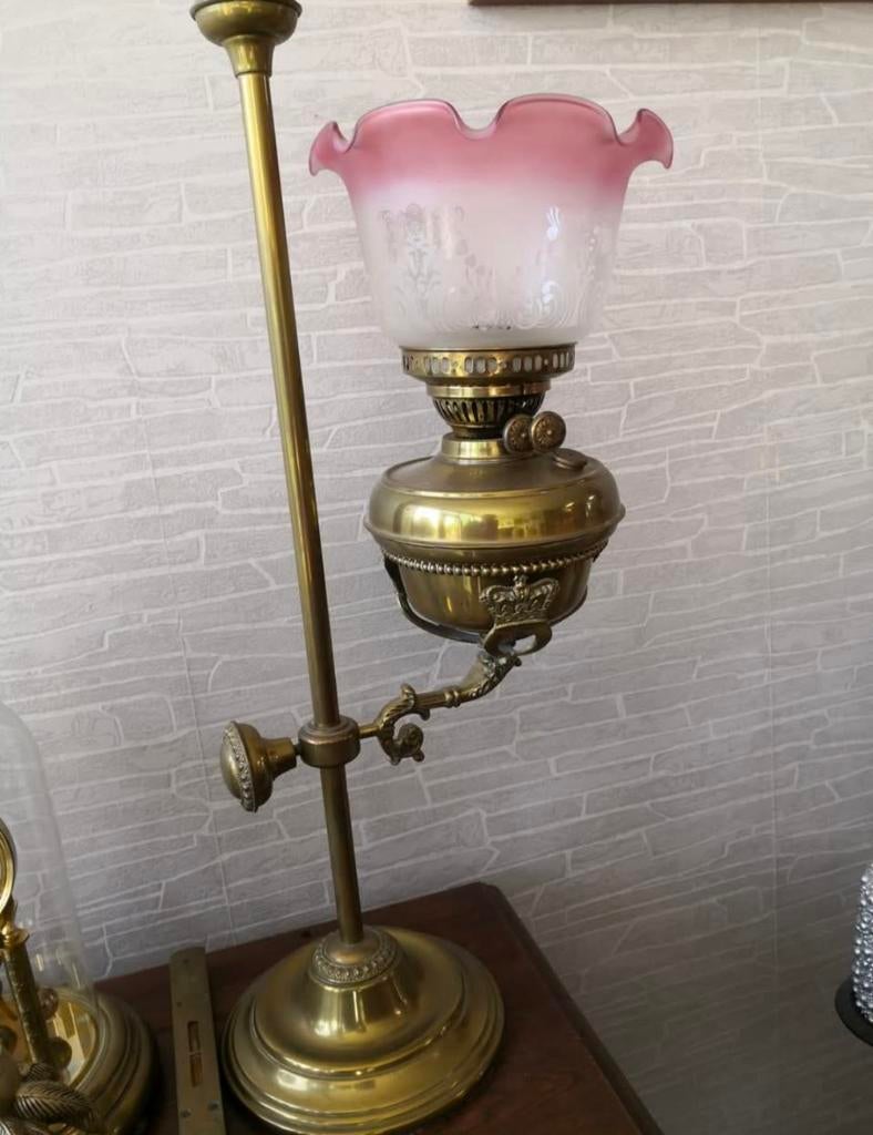 Olielamp, Antiek en Kunst, Antiek | Lampen, Ophalen