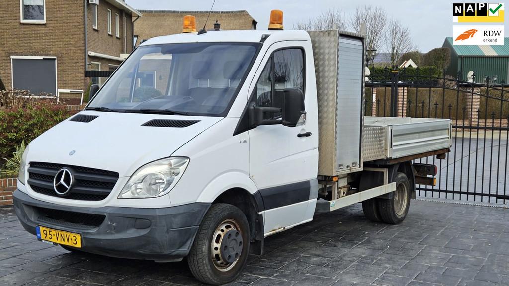 Mercedes-Benz Sprinter 511 2.2 CDI 366 DC pick-up, Auto's, Bestelauto's, Automaat, Achterwielaandrijving, Gebruikt, Wit