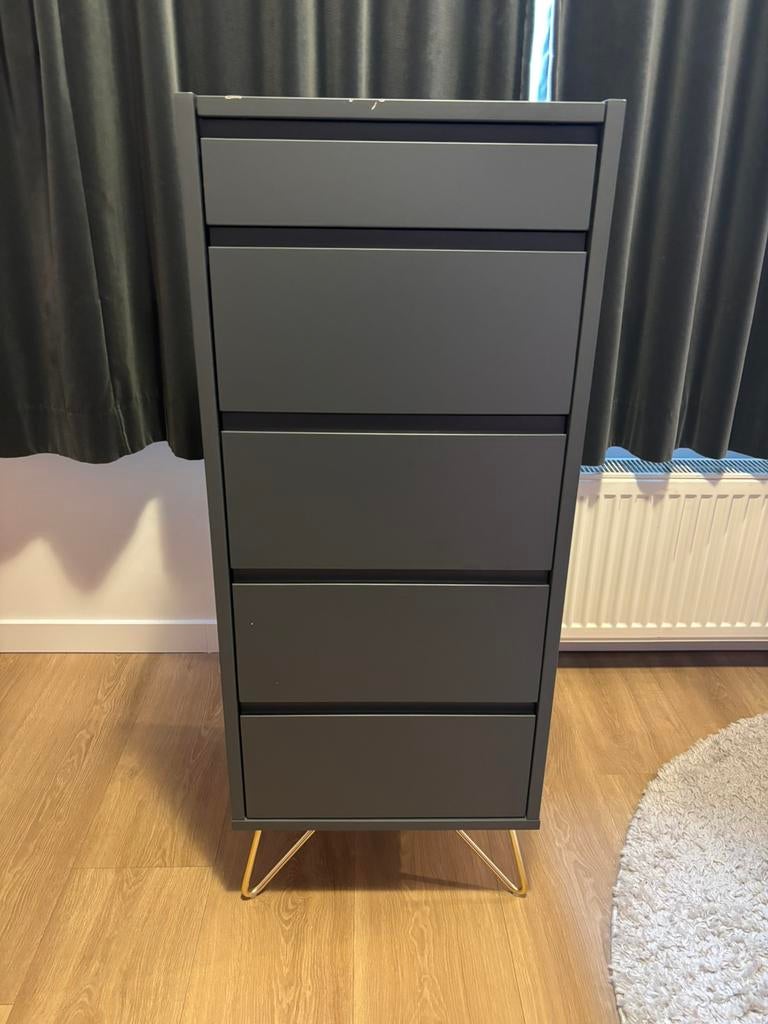 Ladekast/Make up kast, merk Made, grijs, Huis en Inrichting, Kasten | Ladekasten, Ophalen, Minder dan 50 cm, 5 laden of meer, 100 tot 150 cm