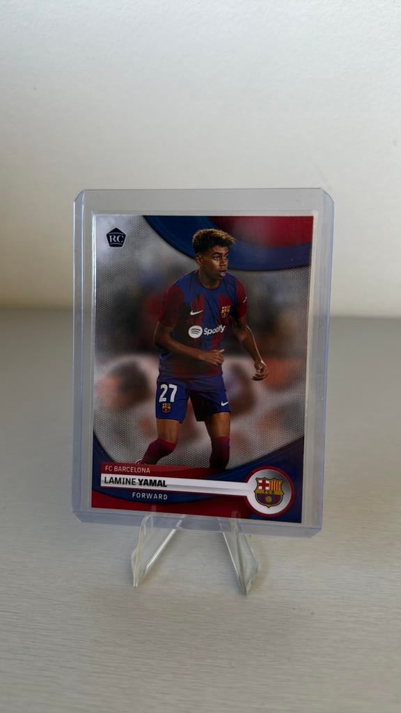 Lamine Yamal Topps FC Barcelona Rookie, Ophalen of Verzenden, Zo goed als nieuw, Buitenlandse clubs, Spelerskaart