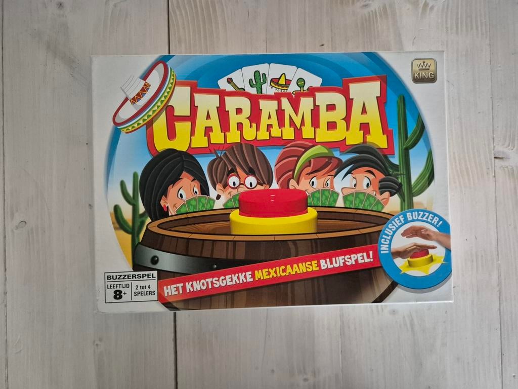 Caramba: Het Knotsgekke Mexicaanse Blufspel!, Een of twee spelers, Ophalen of Verzenden, Zo goed als nieuw, King