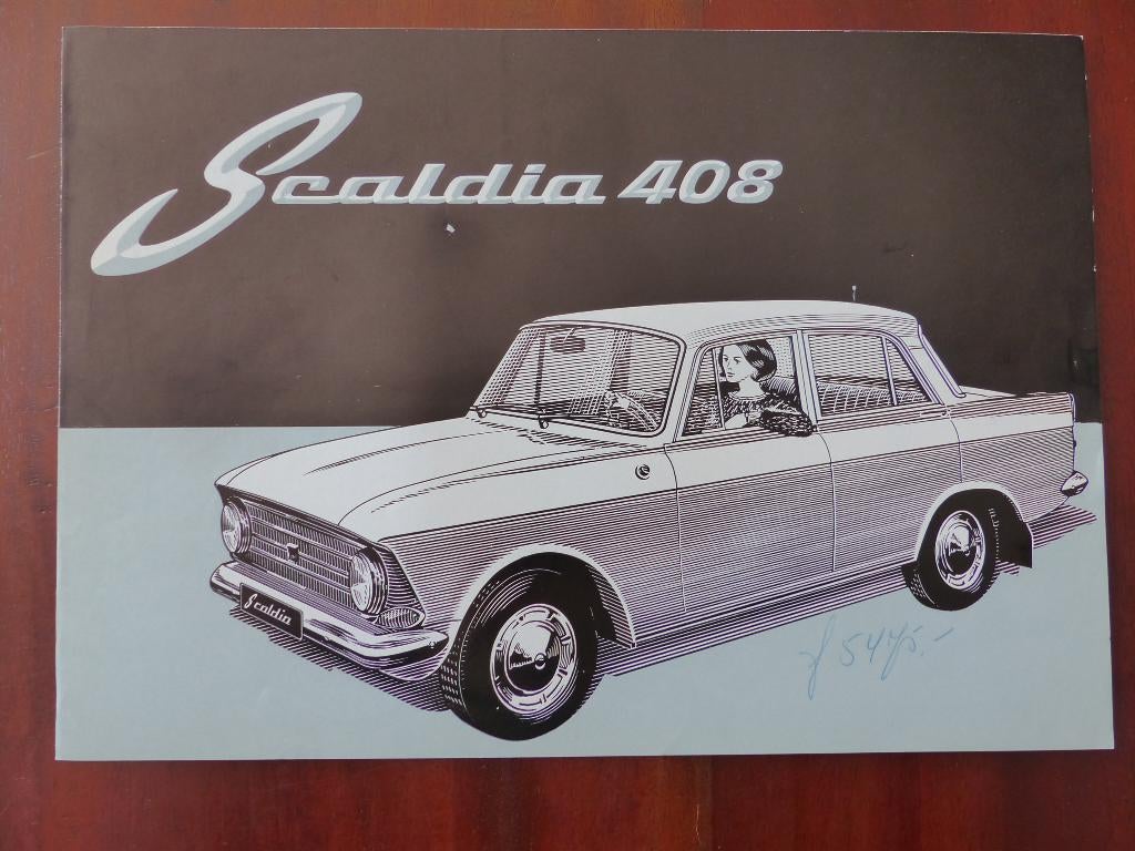 Scaldia 408 brochure NL 1966, Verzenden, Zo goed als nieuw, Overige merken