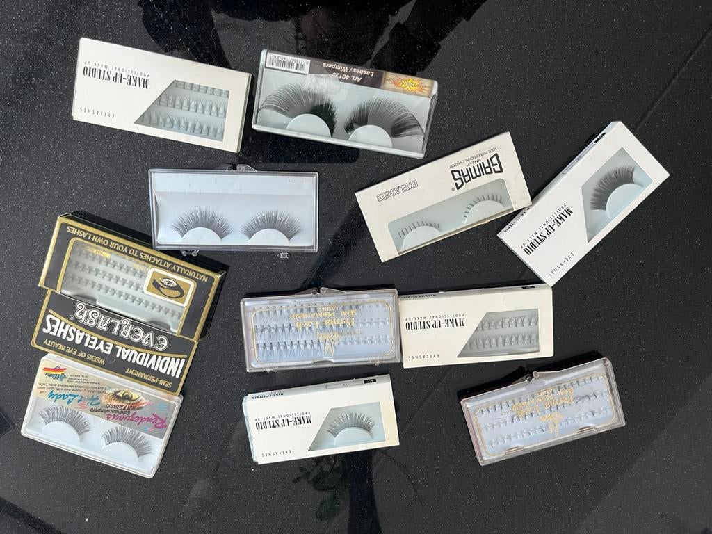 Assortiment kunstwimpers, Ophalen of Verzenden, Zo goed als nieuw, Ogen, Make-up