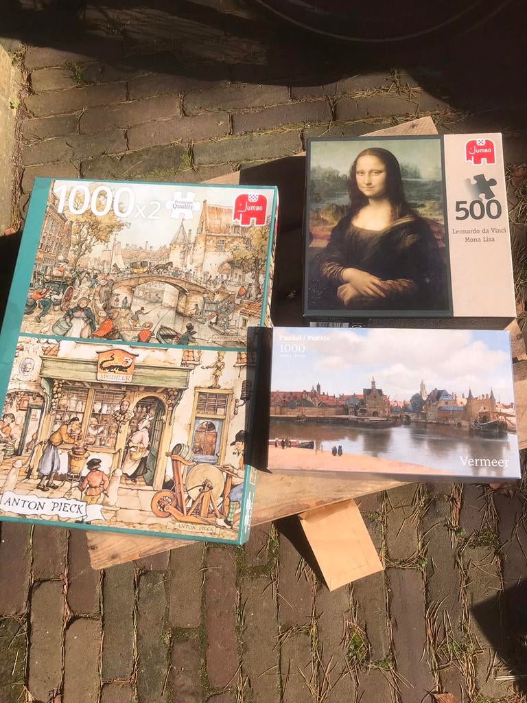 Anton Pieck Vermeer mona Lisa Leonardo da vinci, Ophalen of Verzenden, Zo goed als nieuw