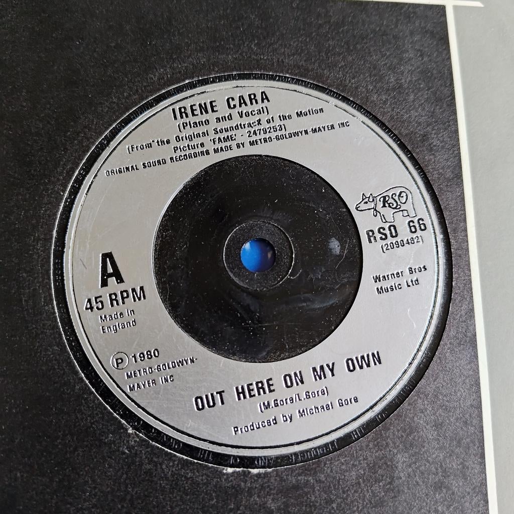 Irene Cara - Out Here On My Own (Fame Soundtrack) Single, Ophalen of Verzenden, 7 inch