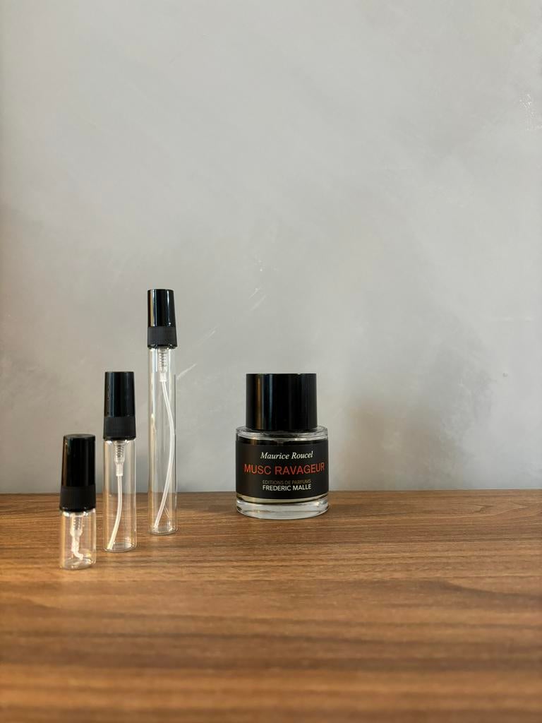 Frederic Malle Musc Ravageur Niche Parfum Sample Tester, Ophalen of Verzenden, Zo goed als nieuw