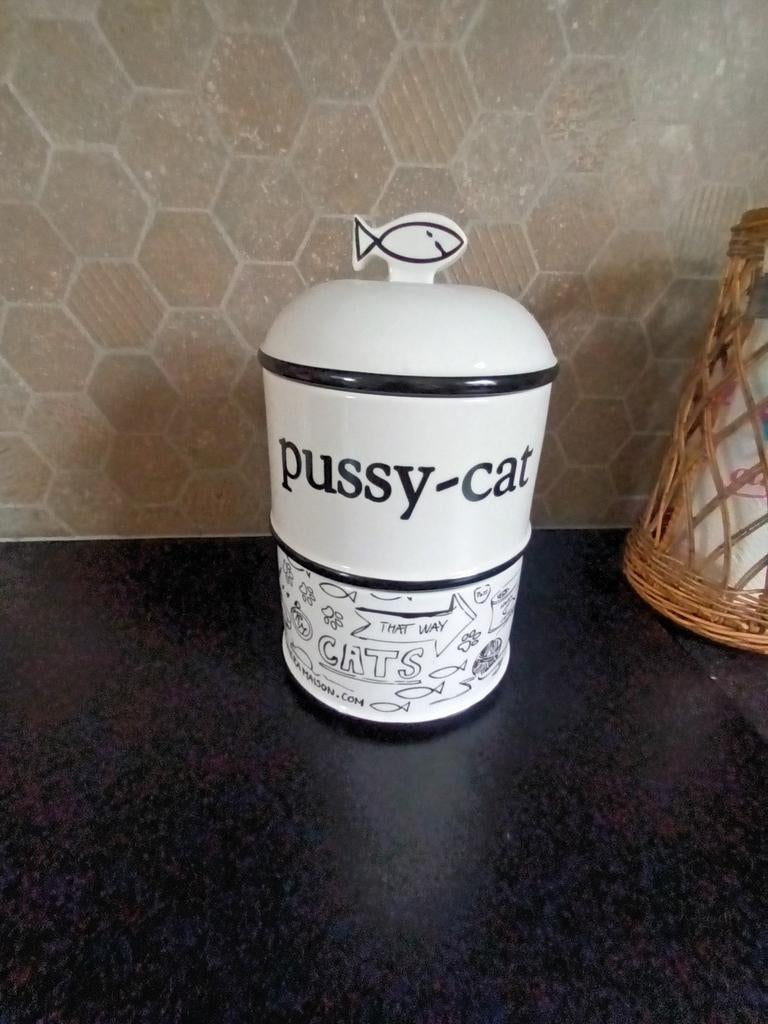 Riviera maison kattensnoepjes potten, Ophalen of Verzenden, Zo goed als nieuw