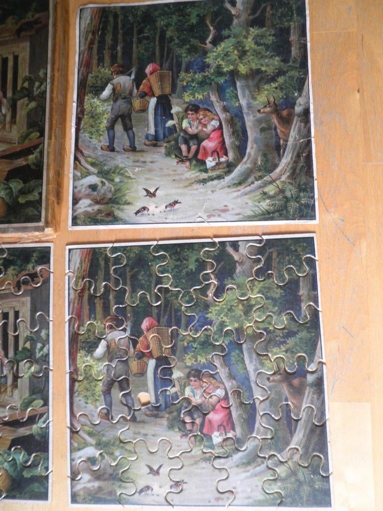 Antieke puzzels - Hans en Grietje, Ophalen of Verzenden