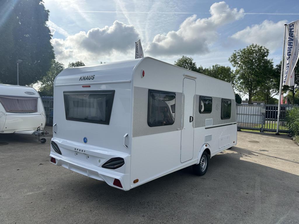 Knaus Sport 500 EU +mover+luifel+fietsendrager, Rondzit, 7 tot 8 meter, Bedrijf, Knaus