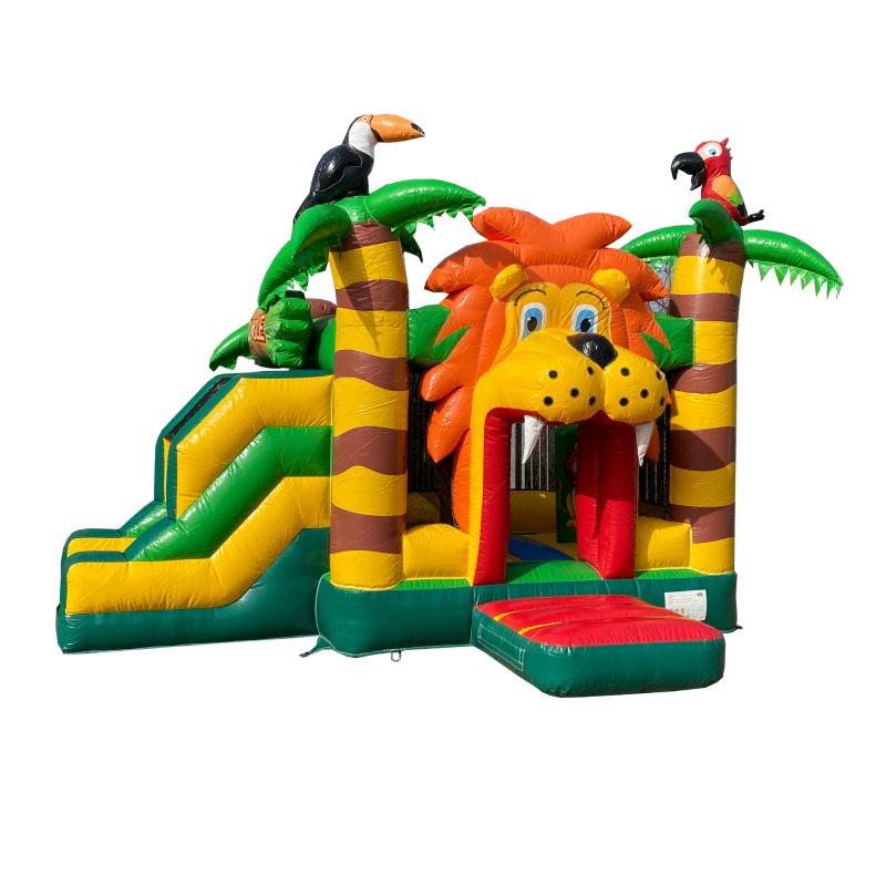 Springkussen Multiplay Jungle huren in Schiedam – €63,99, Hobby en Vrije tijd, Feestartikelen | Verhuur, Ophalen, Zo goed als nieuw