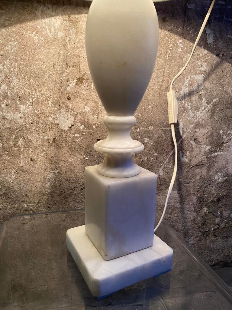 Marmeren tafellamp , jaren 70, Gebruikt, Onbekend, Ophalen of Verzenden, Onbekend