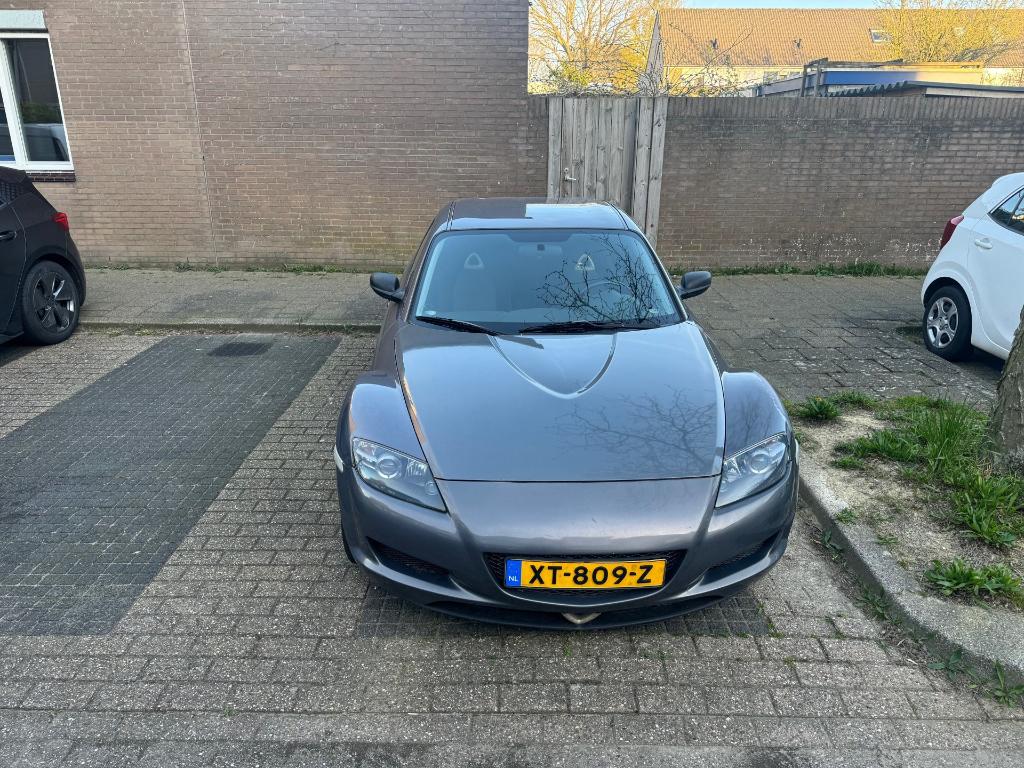 Mazda RX-8 1.3 I 141KW Renesis 2006 Grijs (GEEN APK!!!!), Auto's, 1308 cc, Zwart, 192 pk, 1290 kg