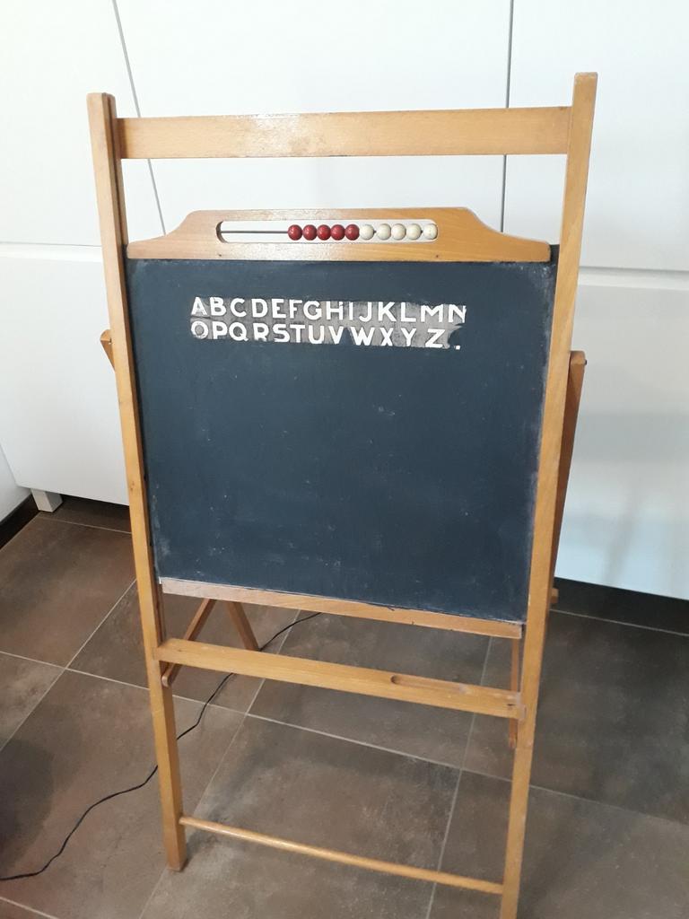 Vintage schoolbord, Ophalen, Krijtbord