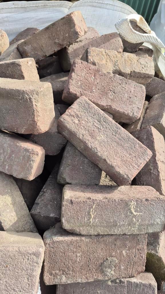 ✅️✅️OUD GEBAKKEN DIKFORMATEN. 7 duimers, Ophalen of Verzenden, Gebruikt, Keramiek, Klinkers