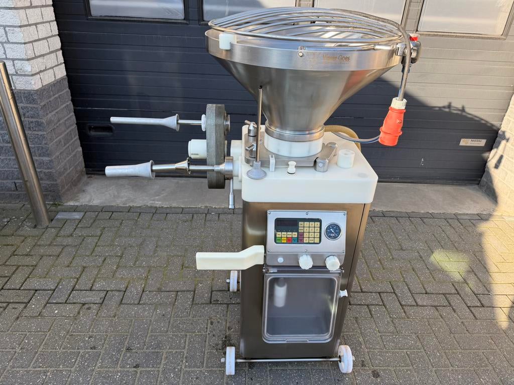 Vacuumvuller gehaktmolen cutter lintzaag vacuummachine, Ophalen