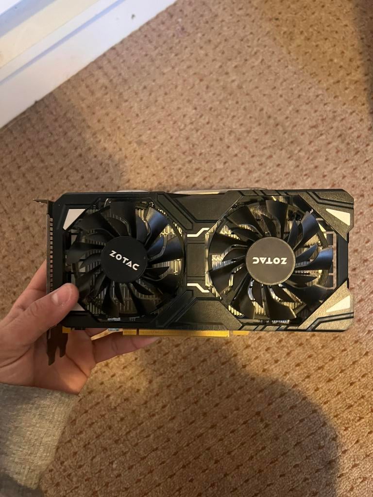 GTX 1060 6GB, Computers en Software, Videokaarten, Ophalen of Verzenden, Zo goed als nieuw, GDDR5, PCI-Express 3