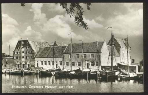 Enkhuizen Zuiderzee, Ophalen of Verzenden, 1940 tot 1960, Gelopen, Noord-Holland
