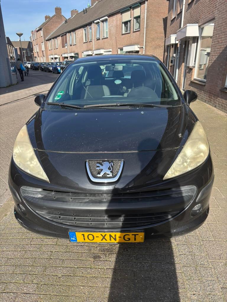 Peugeot 207 1.4 VTI 16V 5DRS 2007 Zwart-APK tot 04/2027, Auto's, Peugeot, Voorwielaandrijving, 1153 kg, Origineel Nederlands, Handgeschakeld