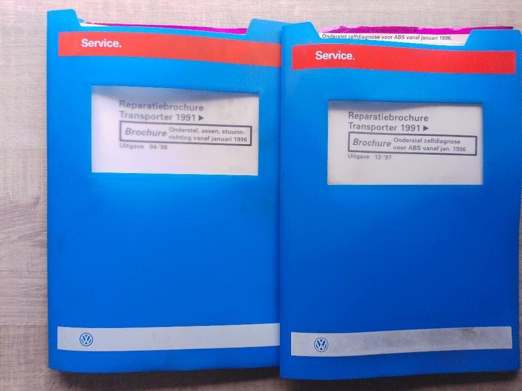 Werkplaatsboek Vw Transporter T4 + 4x4 Onderstel  remmen ABS, Boeken, Auto's | Boeken, Ophalen of Verzenden, Gelezen, Volkswagen