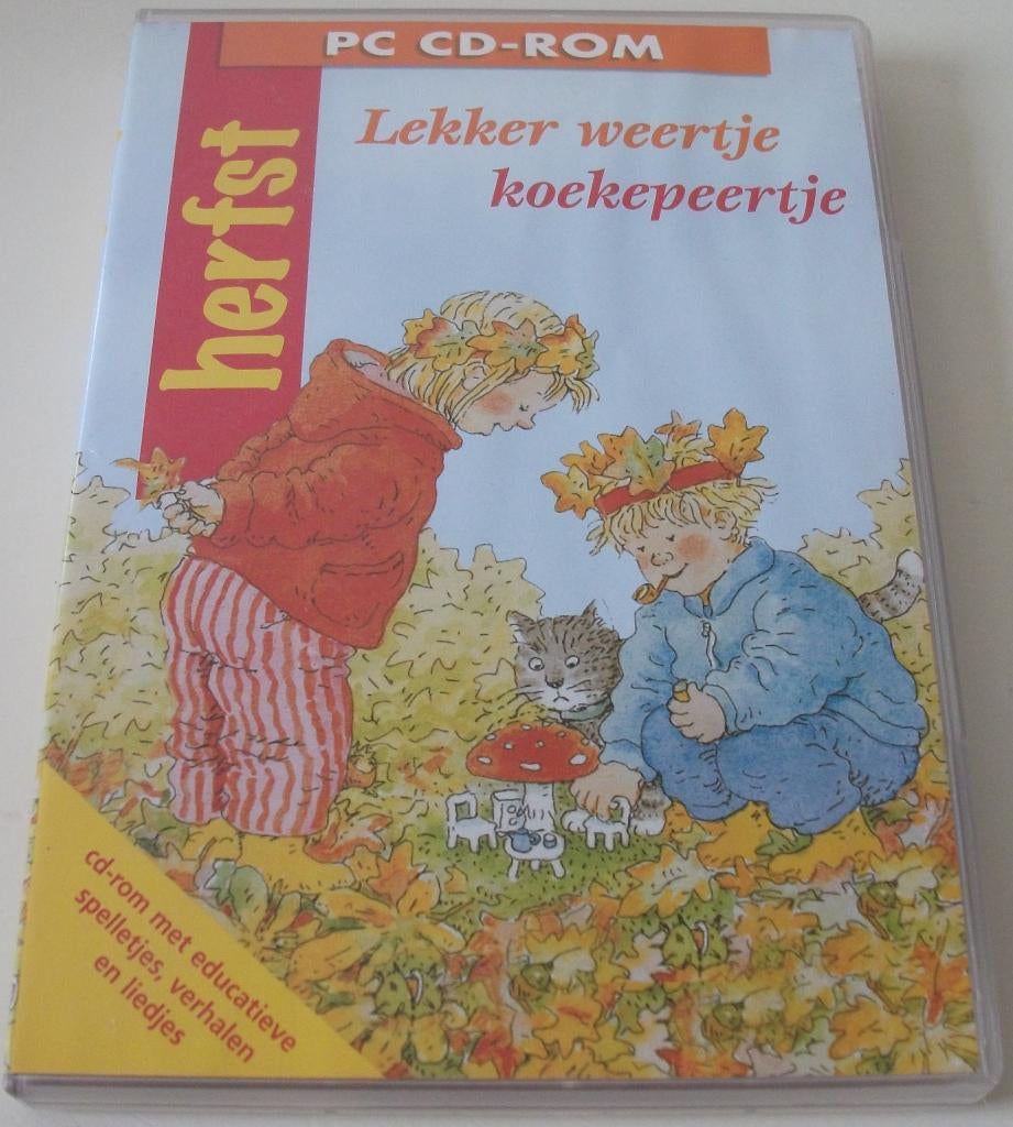PC Game *** LEKKER WEERTJE KOEKEPEERTJE *** Herfst, Spelcomputers en Games, Games | Pc, Zo goed als nieuw, Puzzel en Educatief