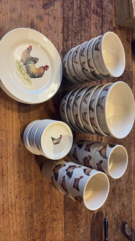 Chicken Festival servies, Jet Ter Steege Rijssen, Ophalen