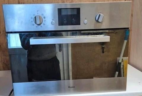 Whirlpool AMW 799 IX Inbouw Oven met Grill en Magnetron, Gebruikt, Oven met grill, Inbouw, 45 tot 60 cm