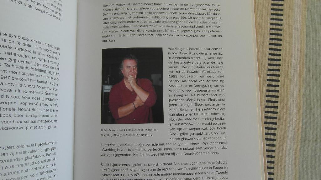 BOREK SIPEK - LUIGJES; 3 boeken, glaskunst, Boeken, Kunst en Cultuur | Fotografie en Design, Zo goed als nieuw, Overige onderwerpen