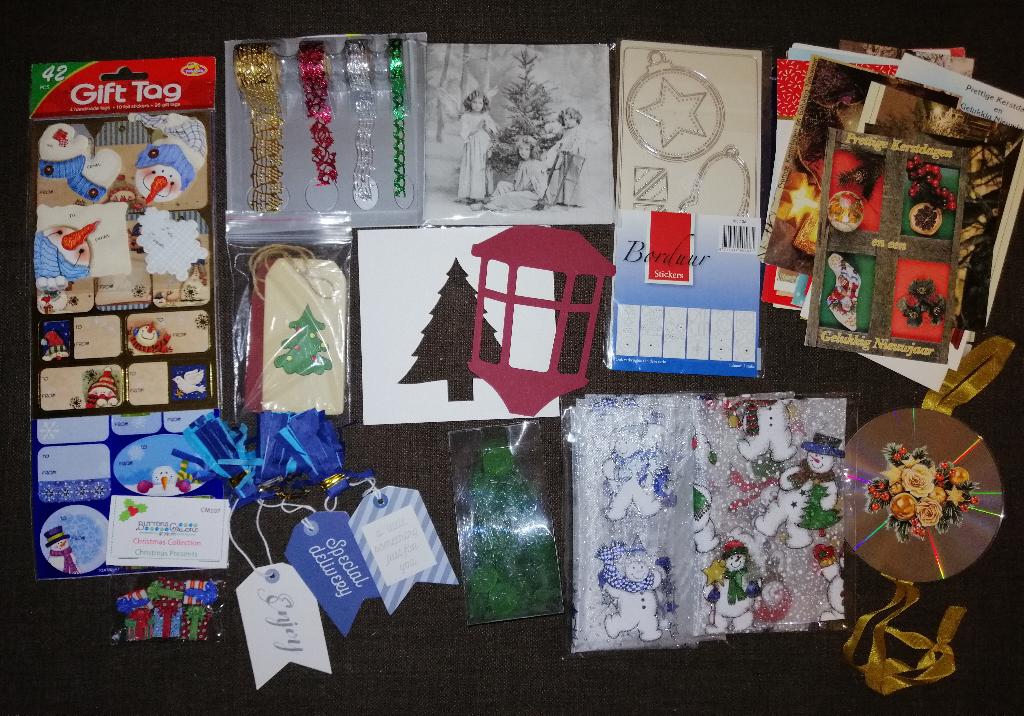 Knutselpakket voor kaarten maken - KERST #2, Hobby en Vrije tijd, Kaarten | Zelf maken, Ophalen of Verzenden, Nieuw, Kerst, Overige typen